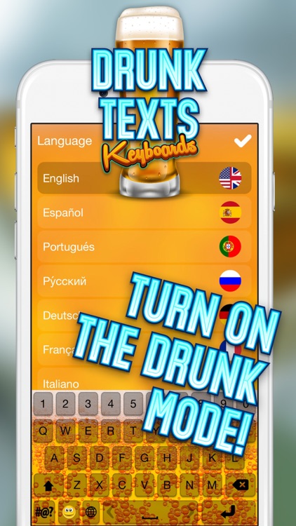 Drunk Texts Keyboard - Drunk'n'Typing SMS Savior App