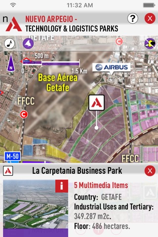 NUEVO ARPEGIO. Technology & Logistics Parks - iPhone Version. screenshot 4