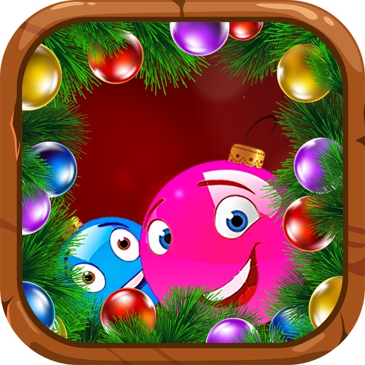 Bubble Christmas - Free Ball Pop Wrap Shooter Free Puzzle Match Game for Girls & Boys Icon