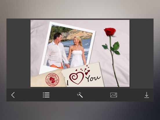 Make Lovely Valentine With Partner - Instant Frame Maker & Photo Editor iPad screenshot 4 - Photo & Video app