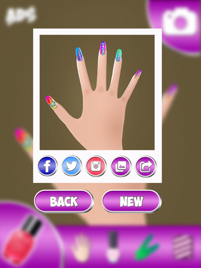 3D Nail Spa Salon – Cute Manicure Designs and Make.up Games for Girls