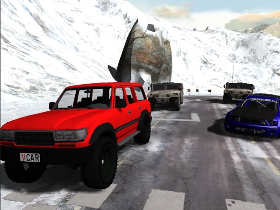 Screenshot #4 pour Neige Voitures Course