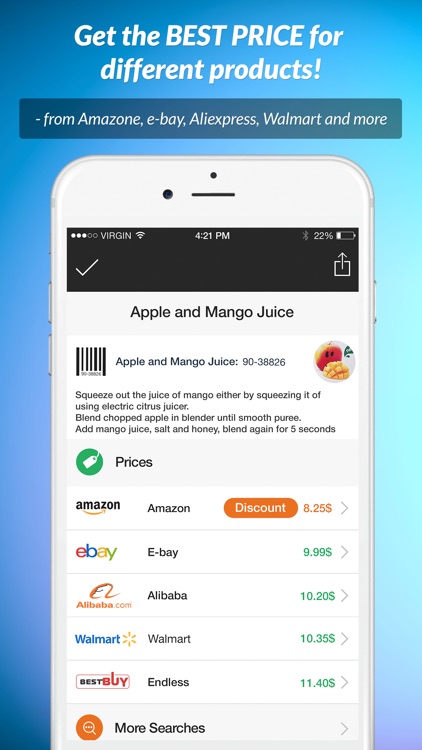 iScan QR PRO – instant QR & Barcode reader and discounter