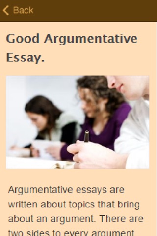 How To Write An Argumentative Essay screenshot 3