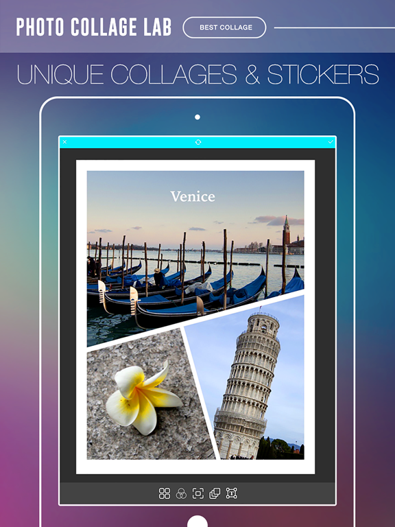 Screenshot #4 for Photo Collage Lab - photo collage maker, selfie editor & camera blender