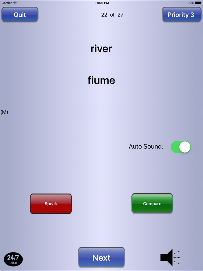 Italian Vocabulary 24-7 Language Learning