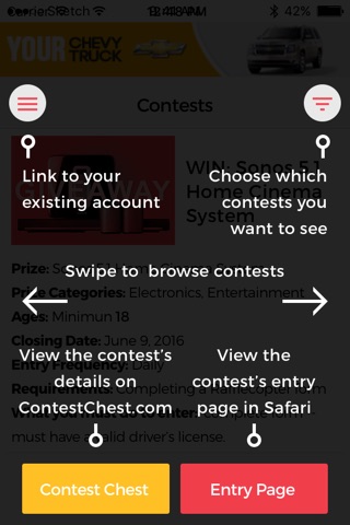 ContestChest.com - Find contests and sweepstakes to enter screenshot 4