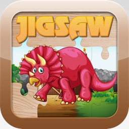 Dinosaur Jigsaw Puzzles - Cute Dino Learning Games Free for Kids Toddler and Preschool