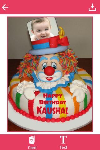 Name and Photo on Birthday Cakeのおすすめ画像2