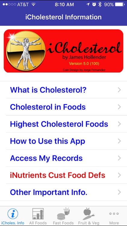 iCholesterol - iNutrient: Dietary Cholesterol