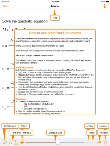 MathPad screenshot 4