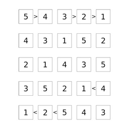 Futoshiki (Sudoku like Japanese Puzzle Game)