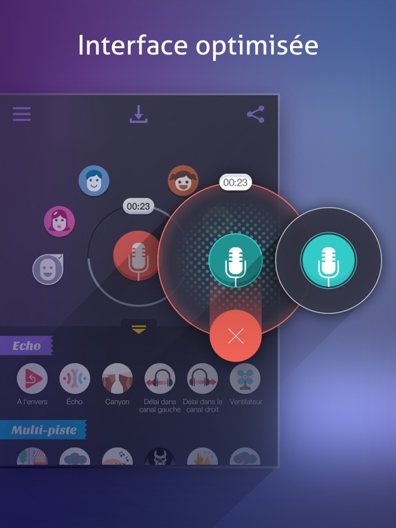 Screenshot #5 pour Voice Changer App - Enregistreur et Effets Sonores