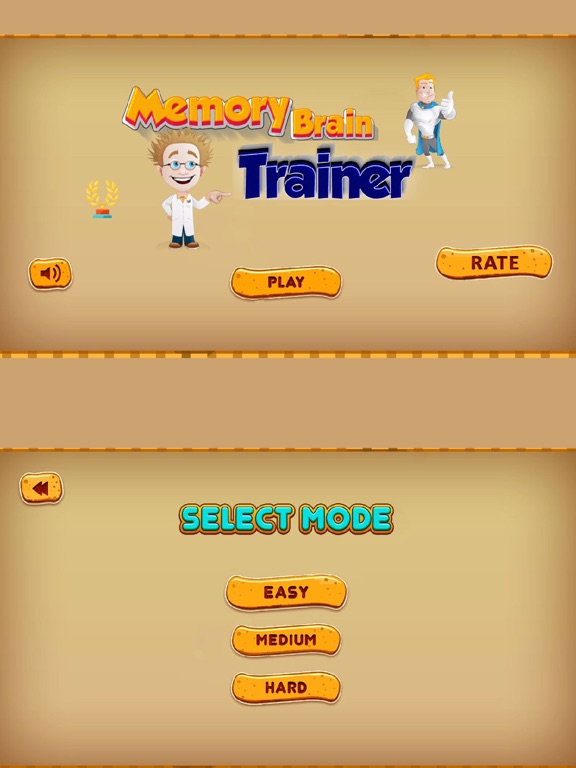Memory Brain Trainer :  Memory games, Memory boost iPad screenshot 2 - Games app
