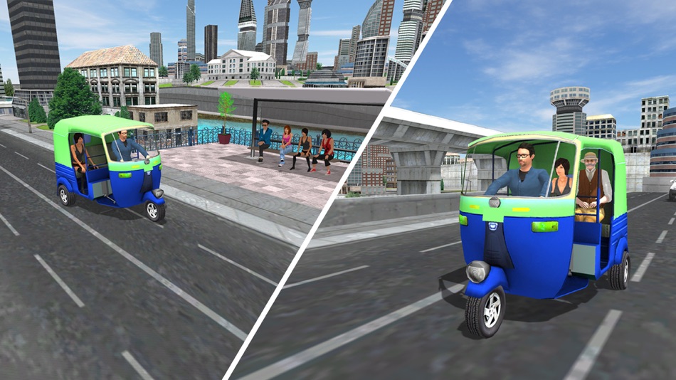 #5. Tuk Tuk Auto Rickshaw Driving (iOS) 由: Amjad Islam
