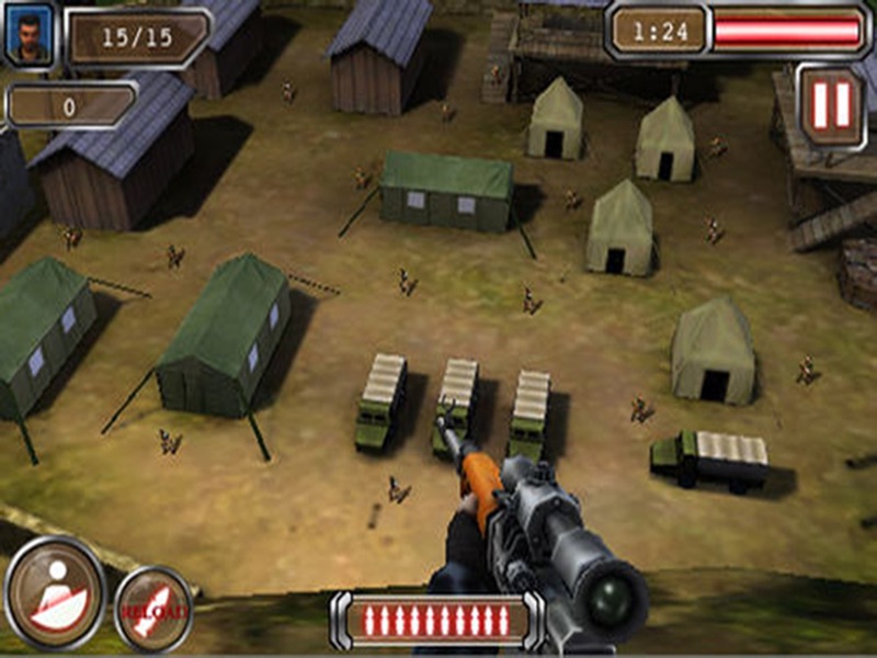3D francotirador tirador juego screenshot 2