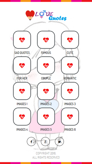 Screenshot #1 pour Love Quotes: Quotes About Love
