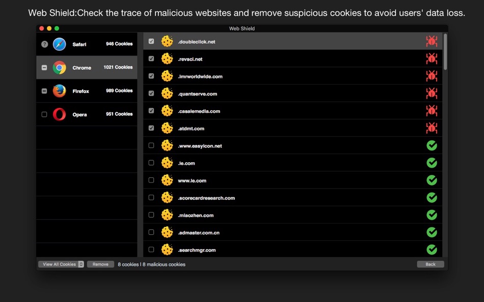 #2. Web Shield-Remove malicious cookies (macOS) By: 妍 李