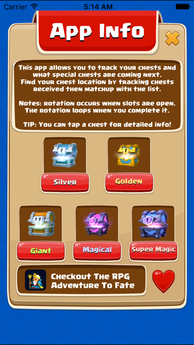 Chest Tracker for Clash Royale - Easy Rotation Calculatorのおすすめ画像2