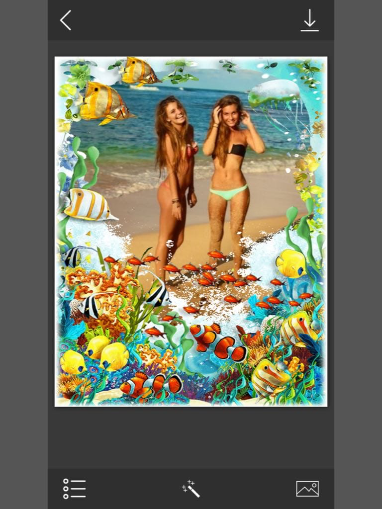 Holiday Beach Photo Frame - Photo Editor