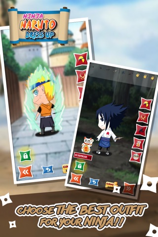 Anime Manga Dress Up For Sasuke Edition : Chibi Naruto Shippuden Game Free screenshot 2