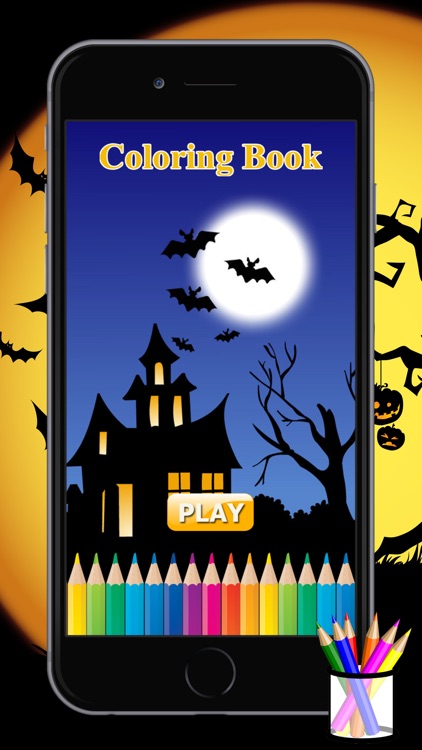 Coloring Book Happy Halloween Free Game For Kids