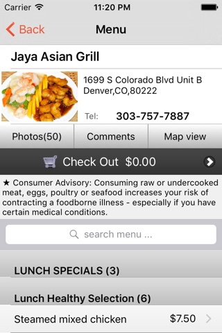 Jaya Asian Grill screenshot 2