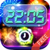 Clock Firework Alarm : Music Wake Up Wallpapers , Frames and Quotes Maker For Free