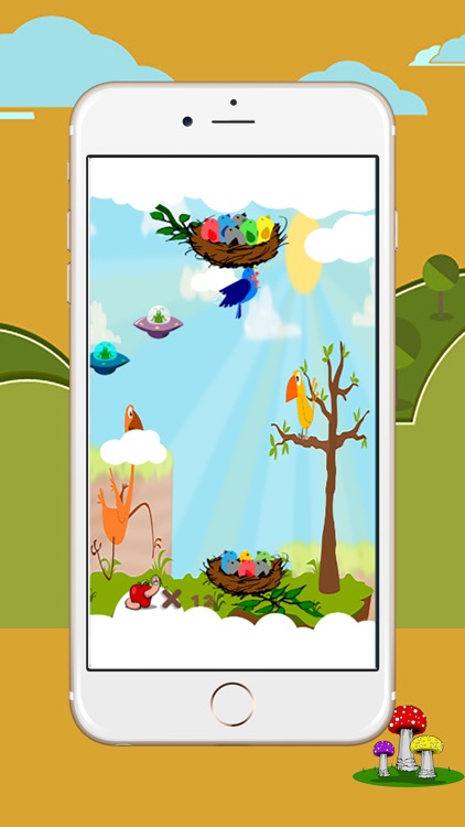Flapper feed game for kids