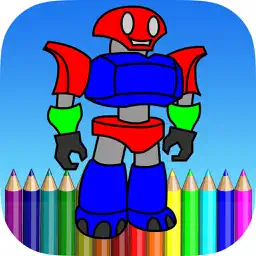 Robot Coloring Book For Kids app icon