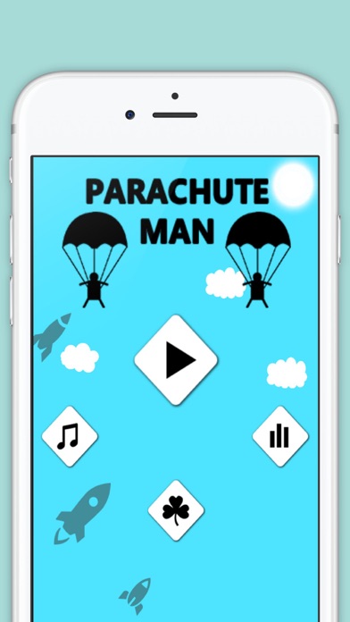 Screenshot 1 of Sky Dive Parachute Me App