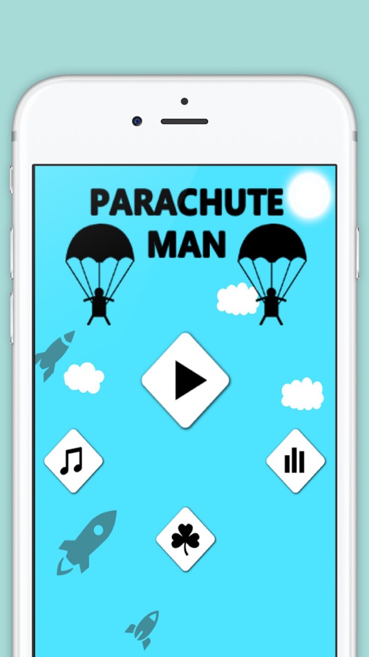 #1. Sky Dive Parachute Me (iOS) 来自: Sandeep Bhandari