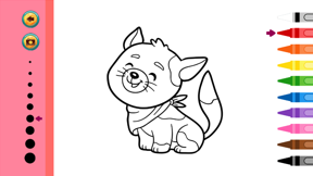 Cute Cats Coloring Book - Painting Game for Kids screenshot
