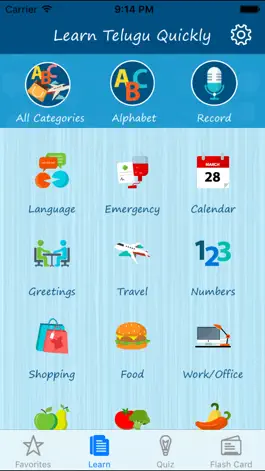Game screenshot Learn Telugu Quickly - Phrases, Quiz, Flash Card mod apk