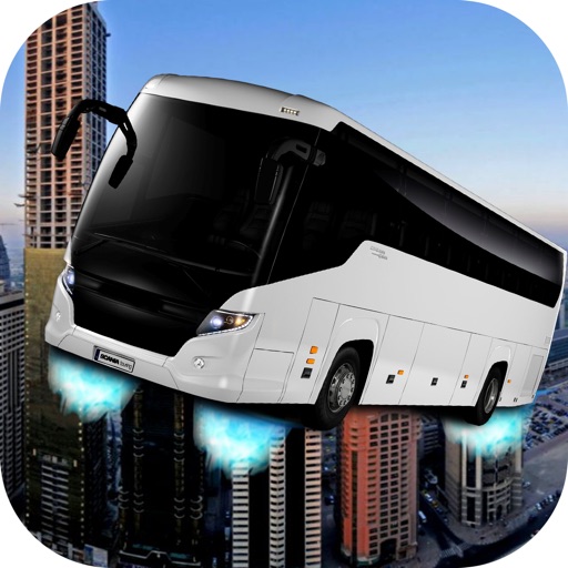 Flying Bus Driving Simulator - Racing Jet Bus Airborne Fever icon