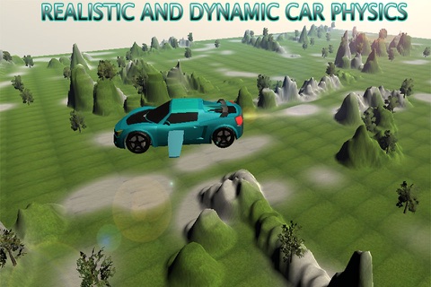 Sports Car Flying 3D screenshot 2