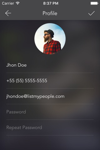 ListMyPeople screenshot 4