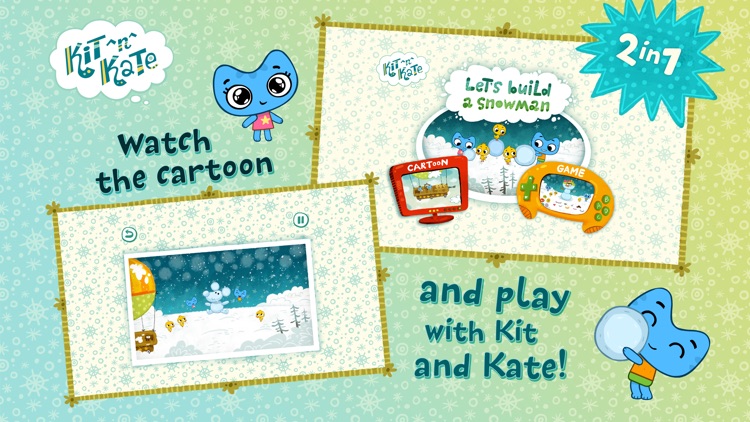 Kit^n^Kate Let's Build a Snowman