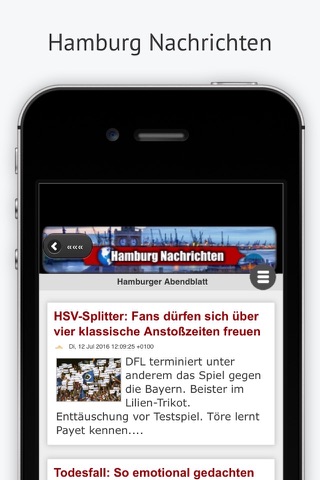 Hamburg Nachrichten screenshot 2