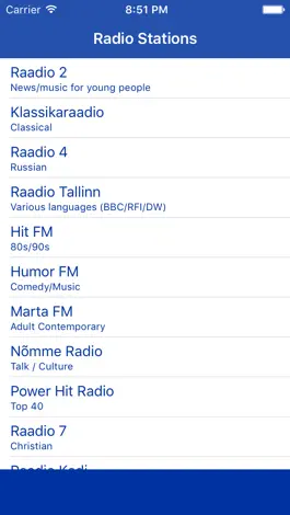 Game screenshot Radio Estonia FM - Streaming and listen to live online music, news show and Estonian charts raadio muusika mod apk