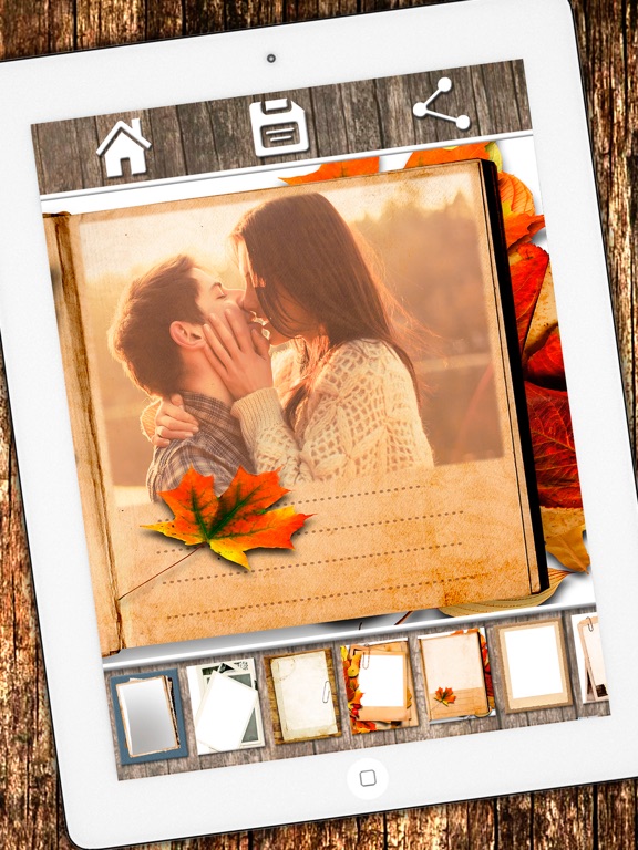 Vintage photo frames - Photo editor for framing and create profiles iPad screenshot 1 - Photo & Video app
