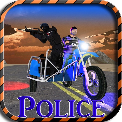 Dangerous robbers & Police chase simulator - Dodge through highway traffic and arrest dangerous robbers icon