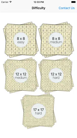 Скриншот Hitori Puzzles на iPhone 1