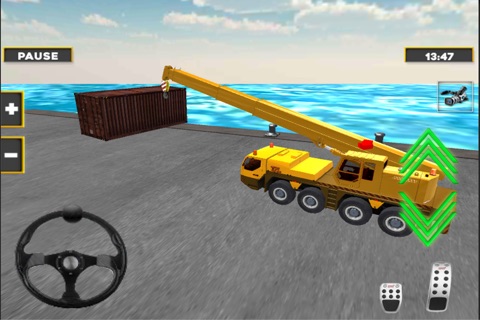 Construction Site Crane Simulator 3D - Excavator Crane Operator Sim 3D screenshot 4