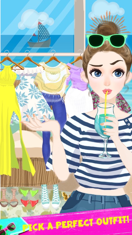 Summer Holiday - Girls SPA, Makeup and Dress Up Beauty Salon