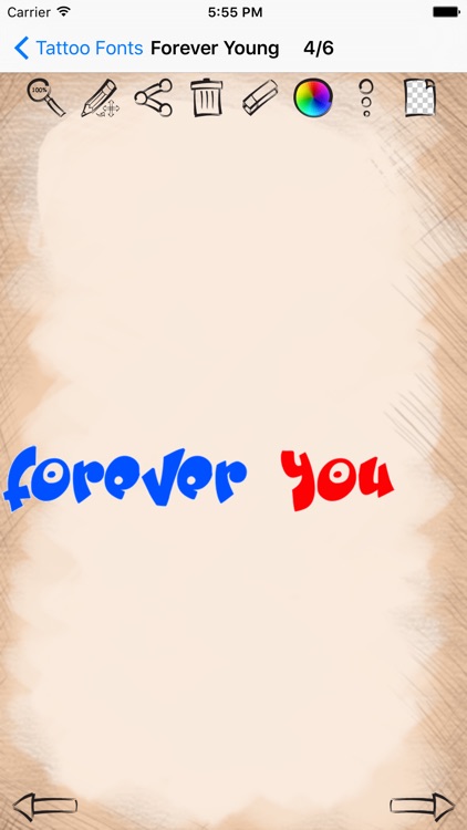 Easy Draw Amazing Tattoo Fonts screenshot-3
