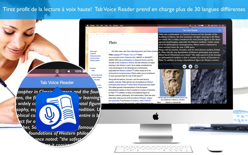 Screenshot #1 pour Tab Voice Reader