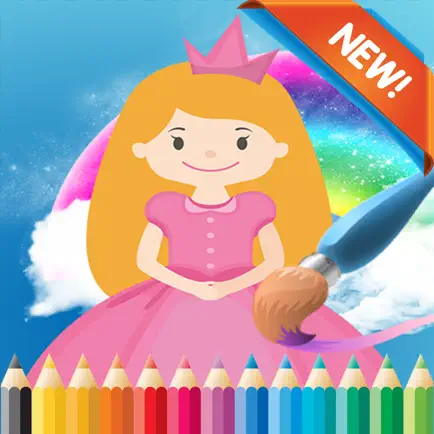 Princess Cartoon Paint and Coloring Book Learning Skill - Fun Games Free For Kids Cheats