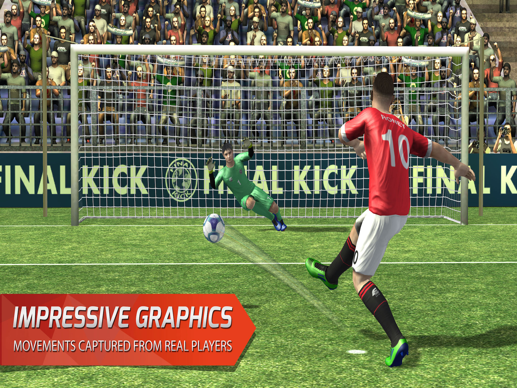Final Kick VR - Virtual Reality free soccer game for Google Cardboard