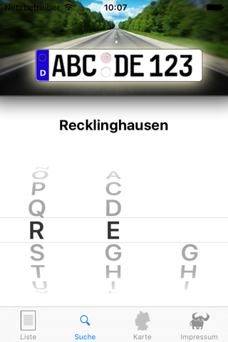 Autokennzeichen Deutschland - náhled